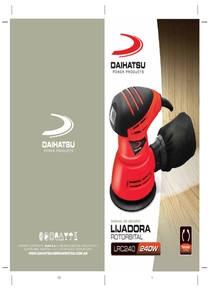 Lijadora Rotorbital Daihatsu LRC240 - Manual