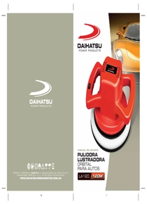 LustraLijadora Orbital Daihatsu LA120 - Manual