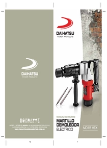 Martillo Demoledor Daihatsu MD 15 HEX - Manual