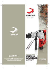 Martillo Demoledor Daihatsu MD 20 MAX - Manual