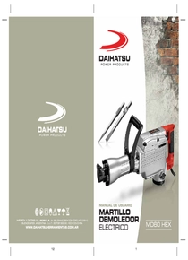 Martillo Demoledor Daihatsu MD 60 HEX - Manual