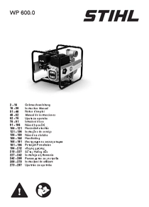 Motobomba Nafta Stihl WP600 - Manual