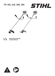 Motoguadaña Stihl FS160 - Manual