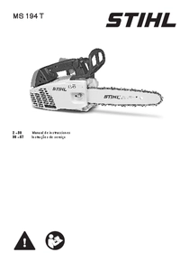 Motosierra Stihl MS194 T - Manual