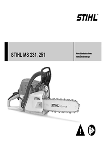 Motosierra Stihl MS251 - Manual