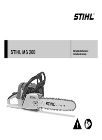 Motosierra Stihl MS260 - Manual