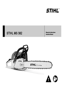 Motosierra Stihl MS382 - Manual