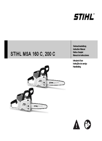 Motosierra Stihl MSA 160 C-BQ - Manual