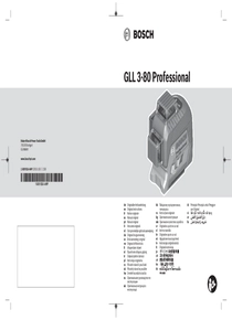 Nivel Láser BOSCH GLL 3-80 - Manual de Usuario