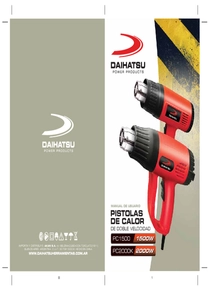 Pistola de Calor Daihatsu PC1500 - Manual