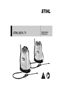 Pulverizador Stihl SG71 - Manual