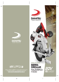 Sierra Circular Daihatsu HI-SCi20 - Manual