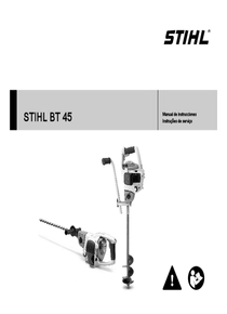 Taladro Hoyador Stihl BT45 - Manual