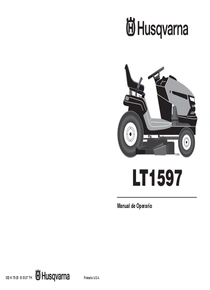 Mini Tractor Husqvarna LT1597 - Manual