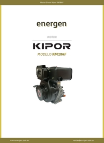 Motor Diesel Kipor KM186F - Ficha Técnica