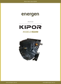 Motor Nafta Kipor KG690 - Ficha Técnica